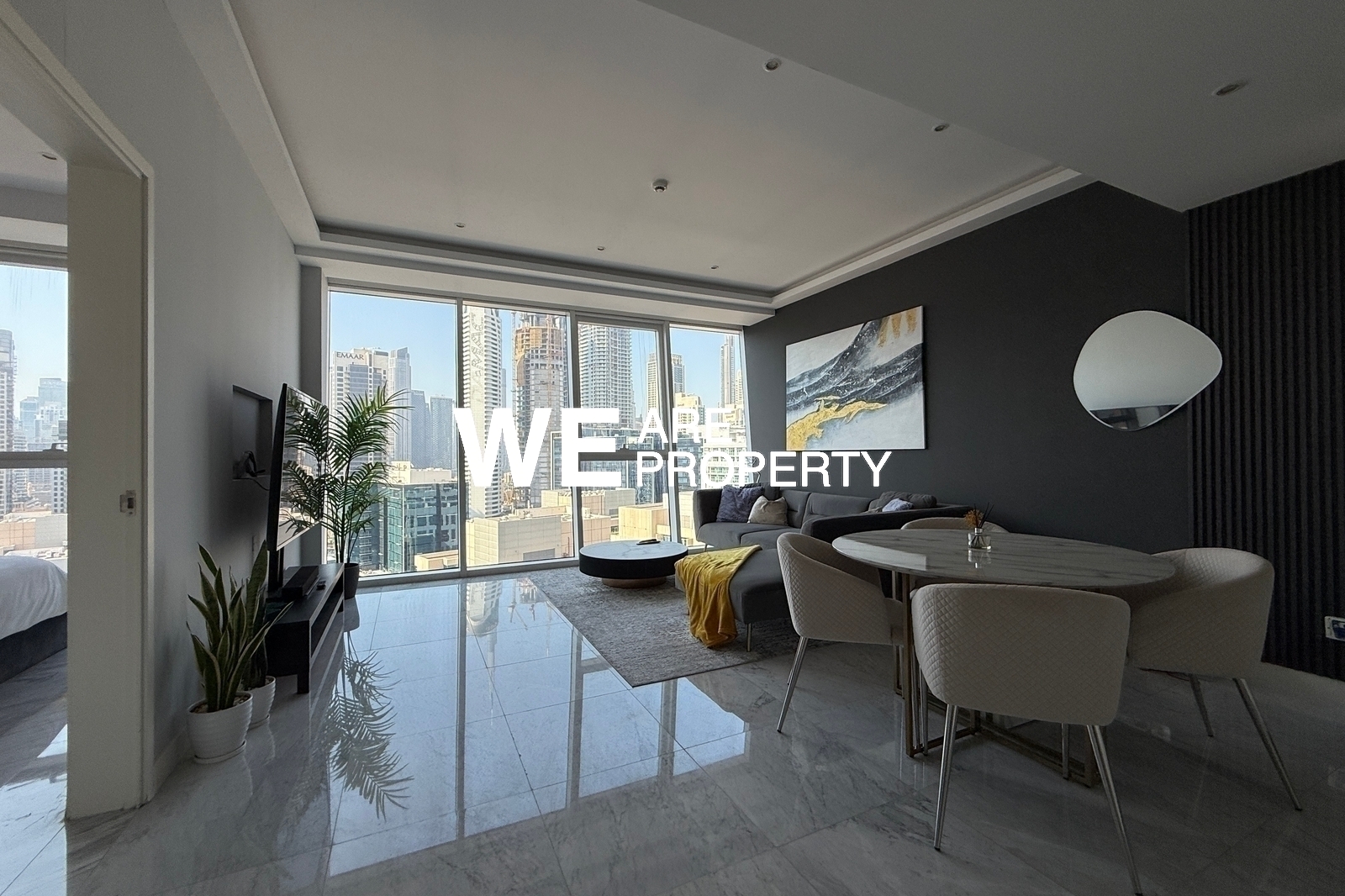 Vacant | fully furnished | Burj khalifa view, Business Bay