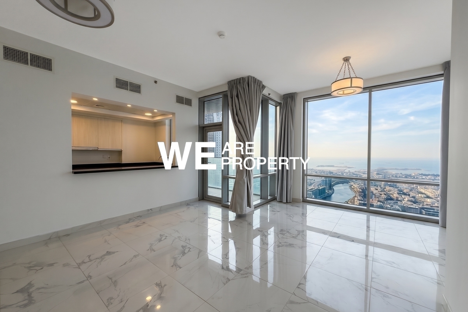 High Floor | Burj & Sea View | Maids, Business Bay